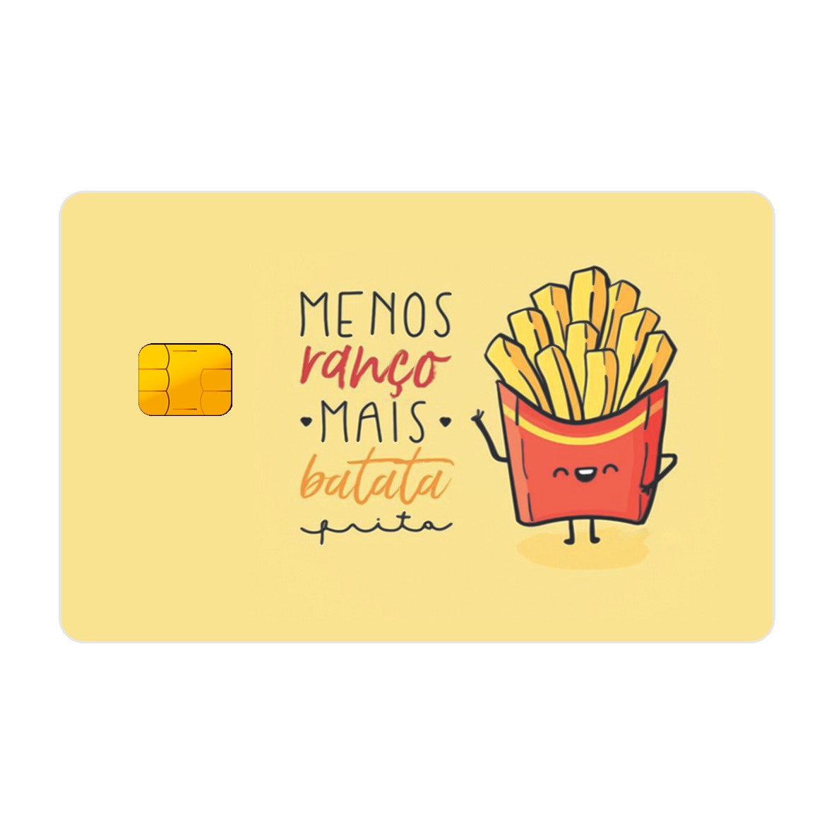 CAPACARD - Película Adesiva Para Cartão - Mais Batata CAPACARD - Película Adesiva Para Cartão - Mais Batata